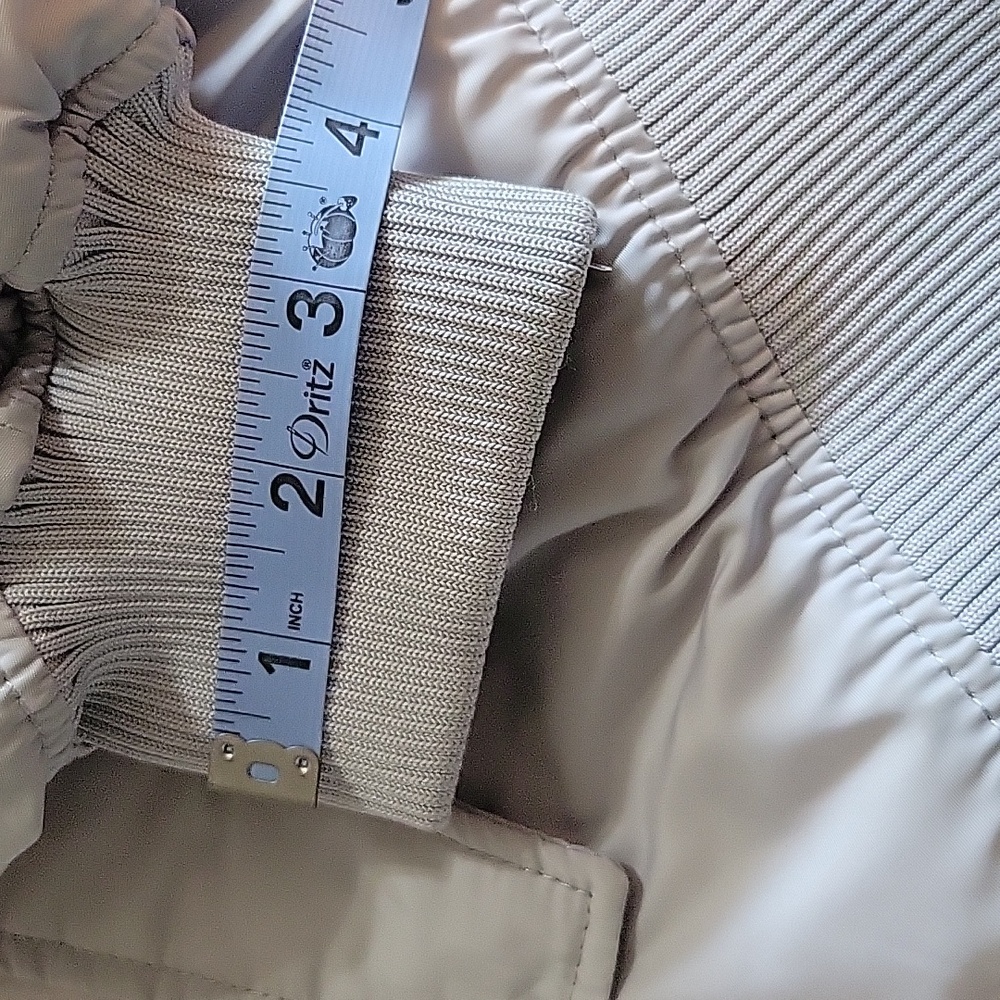 Divided Light Gray Bomber Jacket With Orange Lini… - image 8